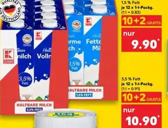 Kaufland Haltbare Milch 1,5% Fett Angebot