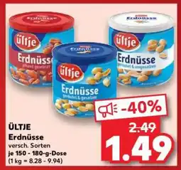 Kaufland ÜLTJE Erdnüsse Angebot