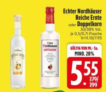 Edeka Echter Nordhäuser Reiche Ernte oder Doppelkorn Angebot