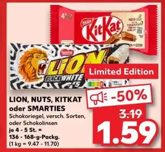 Kaufland LION, NUTS, KITKAT oder SMARTIES Angebot