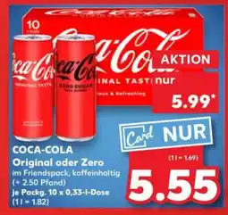 Kaufland Coca-Cola Original oder Zero Angebot