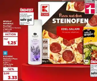 Kaufland K-CLASSIC Steinofen-Pizza Edel-Salami Angebot