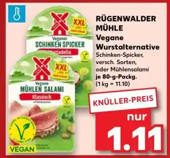 Kaufland RÜGENWALDER MÜHLE Vegane Wurstalternative Angebot