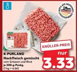 Kaufland K-PURLAND Hackfleisch gemischt Angebot