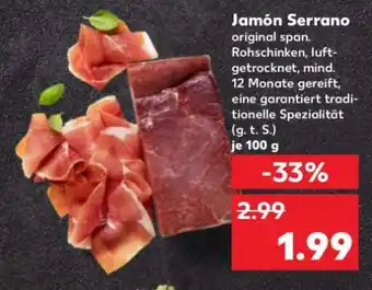 Kaufland Jamón Serrano Angebot