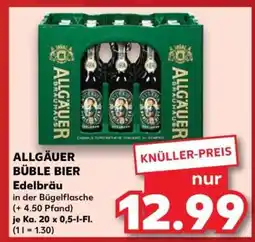 Kaufland Allgäuer Büble Bier Angebot