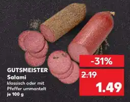 Kaufland GUTSMEISTER Salami Angebot