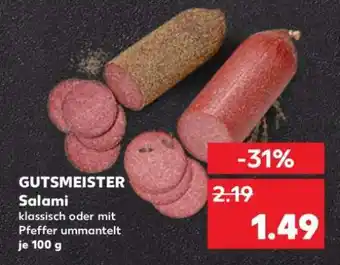 Kaufland GUTSMEISTER Salami Angebot