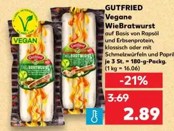 Kaufland GUTFRIED Vegane WieBratwurst Angebot
