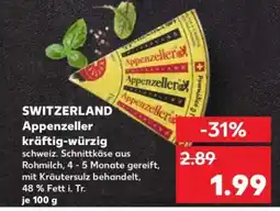 Kaufland Appenzeller kräftig-würzig Angebot