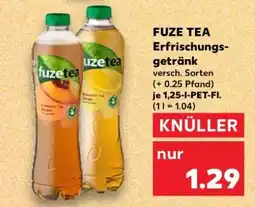 Kaufland FUZE TEA Erfrischungsgetränk Angebot