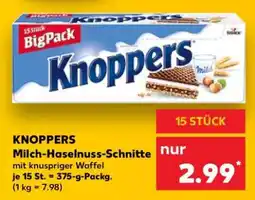 Kaufland KNOPPERS Milch-Haselnuss-Schnitte Angebot