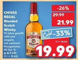 Kaufland CHIVAS REGAL Blended Scotch Whisky Angebot