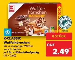 Kaufland K-CLASSIC Waffelhörnchen Angebot