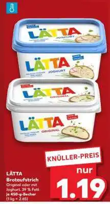 Kaufland LÄTTA Brotaufstrich Angebot