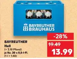 Kaufland Bayreuther Hell Angebot
