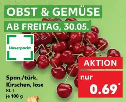 Kaufland Span./türk. Kirschen, lose Angebot