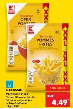 Kaufland K-CLASSIC Pommes Frites Angebot