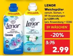 Kaufland Lenor Weichspüler Angebot