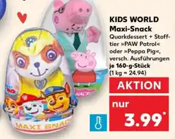 Kaufland KIDS WORLD Maxi-Snack Angebot