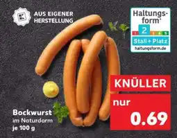 Kaufland Bockwurst im Naturdarm Angebot