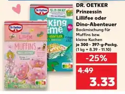 Kaufland DR. OETKER Prinzessin Lillifee oder Dino-Abenteuer Angebot