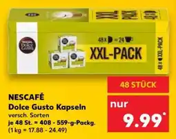 Kaufland Nescafé Dolce Gusto Kapseln Angebot