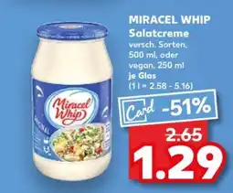 Kaufland MIRACEL WHIP Salatcreme Angebot