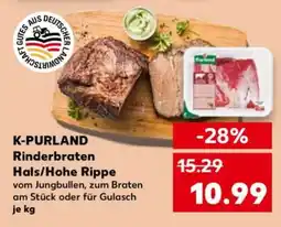 Kaufland K-PURLAND Rinderbraten Hals/Hohe Rippe Angebot