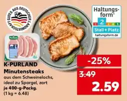 Kaufland K-PURLAND Minutensteaks Angebot