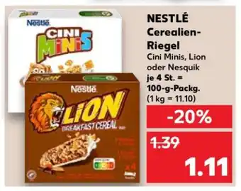 Kaufland NESTLÉ Cerealien-Riegel Angebot