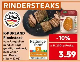 Kaufland K-PURLAND Flanksteak Angebot