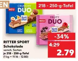 Kaufland Ritter Sport Schokolade Angebot