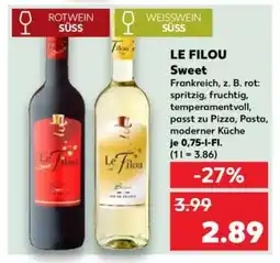 Kaufland LE FILOU Sweet Angebot