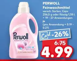 Kaufland Perwoll Feinwaschmittel Angebot