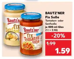 Kaufland Bautz’ner Fix Soße Angebot