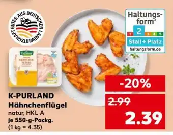 Kaufland K-PURLAND Hähnchenflügel Angebot