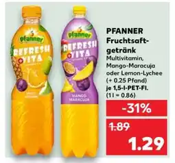 Kaufland PFANNER Fruchtsaftgetränk Angebot