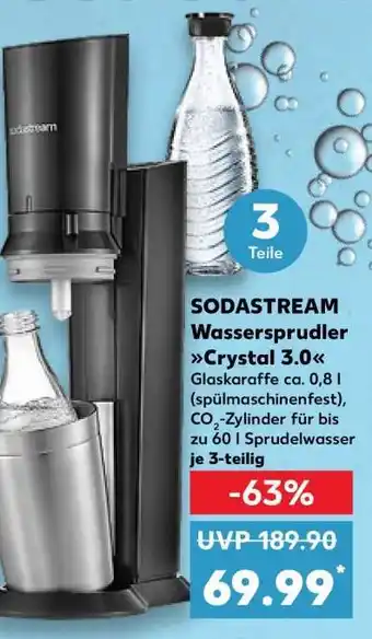 Kaufland SODASTREAM Wassersprudler Crystal 3.0 Angebot