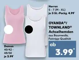 Kaufland OYANDA /TOWNLAND Achselhemden Angebot