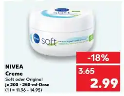 Kaufland NIVEA Creme Angebot