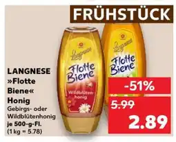 Kaufland Langnese Flotte Biene Honig Angebot