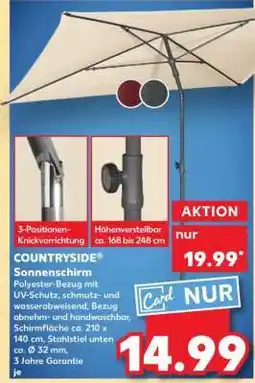 Kaufland COUNTRYSIDE Sonnenschirm Angebot