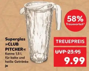 Kaufland Superglas CLUB PITCHER Angebot