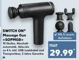 Kaufland SWITCH ON Massage Gun SOPMGB Angebot