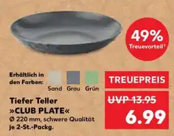 Kaufland Tiefer Teller CLUB PLATE Angebot