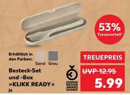 Kaufland Besteck-Set und -Box KLIKK READY Angebot