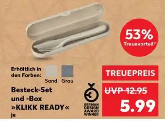 Kaufland Besteck-Set und -Box KLIKK READY Angebot