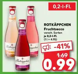 Kaufland ROTKÄPPCHEN Fruchtsecco° Angebot