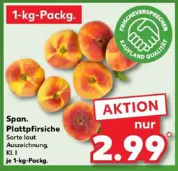 Kaufland Span. Plattpfirsiche Angebot